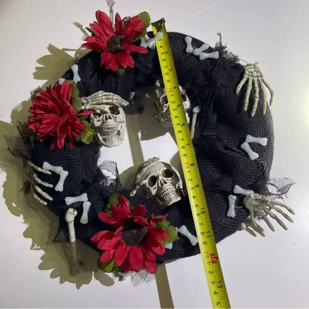 Handmade halloween wreath